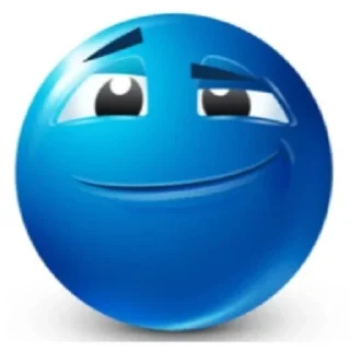 🌟 emoji Blue circle face | @byverrmy Telegram sticker 9 of 81