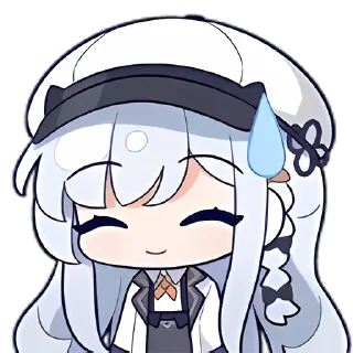 😓 emoji 米汀Nagisa直播间表情 Telegram sticker 19 of 30