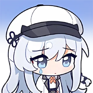 😢 emoji 米汀Nagisa直播间表情 Telegram sticker 5 of 30