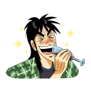 😆 emoji Kaiji Telegram sticker 21 of 40