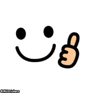 Sticker from @MHStickers Moving Emoticon