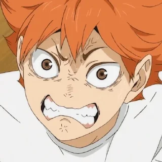😨 emoji Haikyuu!! Telegram sticker 19 of 62