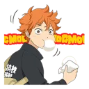😚 emoji Haikyuu!! Telegram sticker 19 of 76