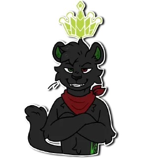👑 emoji @Dark_Pum's Stickies Telegram sticker 9 of 118