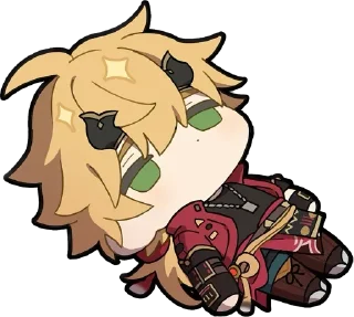 😔 emoji Fallen characters Telegram sticker 23 of 27