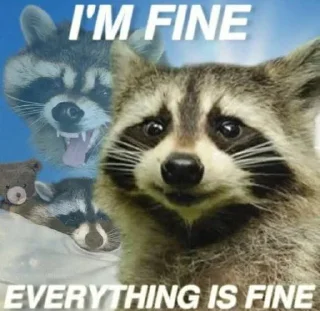 Sticker from The moody raccoon