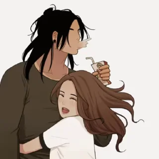 Sticker from Webtoon gif @MyselfMeandIo