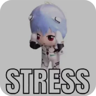 😰 emoji Аянами Рей ✨️ @OmegalllX Telegram sticker 21 of 72