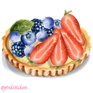 🥧 emoji Delicious 🌸@pinkstickers🌸 Telegram sticker 11 of 116