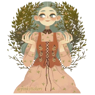 🌿 emoji Senny 🌸@pinkstickers🌸 Telegram sticker 7 of 35