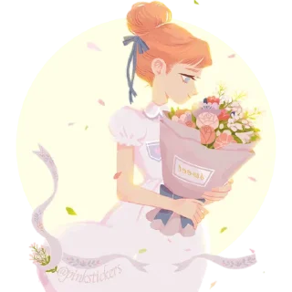 💐 emoji Senny 🌸@pinkstickers🌸 Telegram sticker 22 of 35