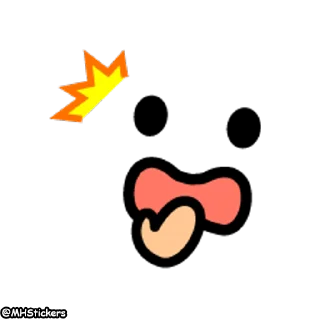 😳 emoji @MHStickers Moving Emoticon Telegram sticker 18 of 41