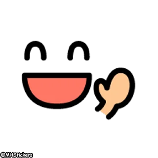 ✋ emoji @MHStickers Moving Emoticon Telegram sticker 6 of 41