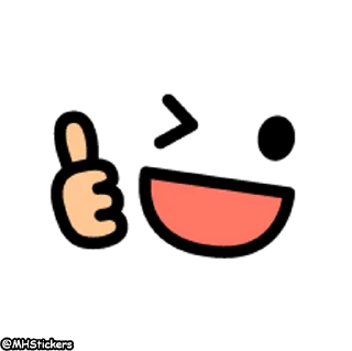 😉 emoji @MHStickers Moving Emoticon Telegram sticker 7 of 41