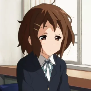 🌟 emoji 🎸 ▵▿ Yui Hirasawa ♩ @KesitoMania Telegram sticker 11 of 120