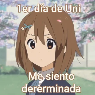 🌟 emoji 🎸 ▵▿ Yui Hirasawa ♩ @KesitoMania Telegram sticker 12 of 120