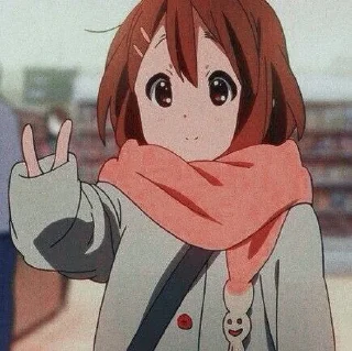 🌟 emoji 🎸 ▵▿ Yui Hirasawa ♩ @KesitoMania Telegram sticker 6 of 120
