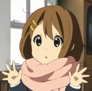 🌟 emoji 🎸 ▵▿ Yui Hirasawa ♩ @KesitoMania Telegram sticker 16 of 120