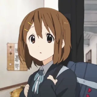 🌟 emoji 🎸 ▵▿ Yui Hirasawa ♩ @KesitoMania Telegram sticker 7 of 120