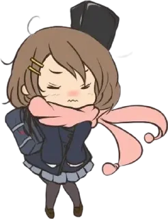 🌟 emoji 🎸 ▵▿ Yui Hirasawa ♩ @KesitoMania Telegram sticker 8 of 120