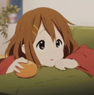 🌟 emoji 🎸 ▵▿ Yui Hirasawa ♩ @KesitoMania Telegram sticker 14 of 120