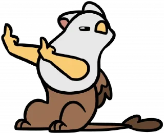 👆 emoji Mallow is back Telegram sticker 12 of 98
