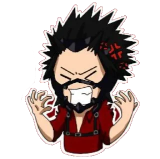 👿 emoji My Hero Academia Telegram sticker 10 of 25