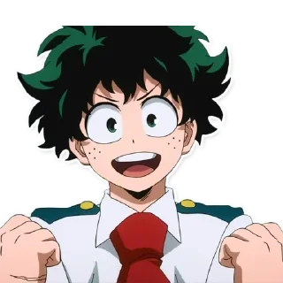 😄 emoji My Hero Academia Telegram sticker 24 of 25