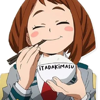 🍚 emoji My Hero Academia Telegram sticker 15 of 25