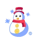 ⛄️ emoji CoinMarketCap Moving Telegram sticker 14 of 19