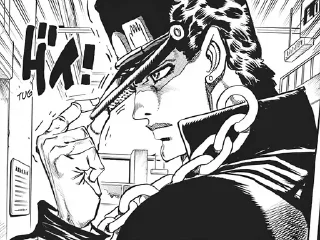 Sticker from Jotaro @adapterofsociety