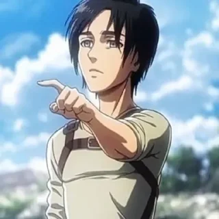 🖤 emoji Eren Telegram sticker 15 of 20