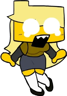 🌟 emoji ୨୧ㅤִ ㅤׄ  Meri from fnfㅤׄ   🌼ㅤִ Telegram sticker 5 of 50