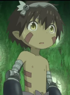 😦 emoji Made In Abyss: Telegram sticker 18 of 73