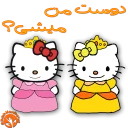 😉 emoji Hello Kitty Telegram sticker 12 of 24
