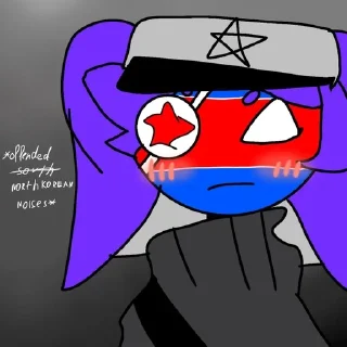 🇰🇵 emoji Countryhumans Telegram sticker 23 of 120