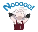 😫 emoji Killua Telegram sticker 6 of 22