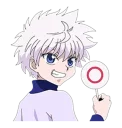 😏 emoji Killua Telegram sticker 11 of 22