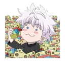 😊 emoji Killua Telegram sticker 9 of 22