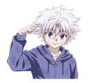 🙂 emoji Killua Telegram sticker 7 of 22