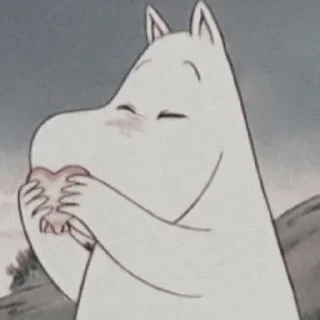 🥰 emoji Moomin Telegram sticker 5 of 34