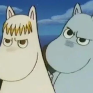 😠 emoji Moomin Telegram sticker 17 of 34