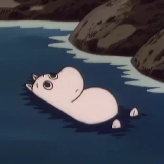 😐 emoji Moomin Telegram sticker 6 of 34