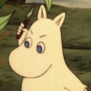 😠 emoji Moomin Telegram sticker 14 of 34