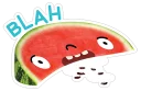😧 emoji watermelon Telegram sticker 24 of 28