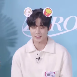 🐶 emoji Jiwoong ⋮ @Zb1boyz Telegram sticker 13 of 30