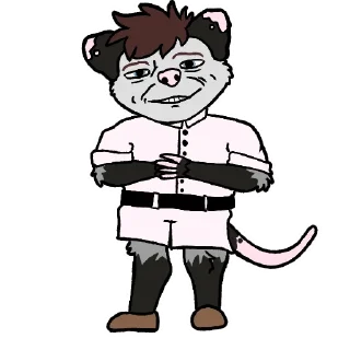😏 emoji percy teh poss by Nazuuu Telegram sticker 9 of 99