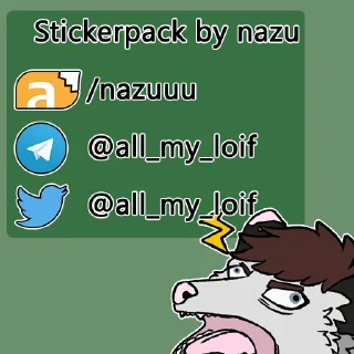 ❗️ emoji percy teh poss by Nazuuu Telegram sticker 20 of 99