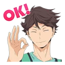 Sticker from Haikyuu!!