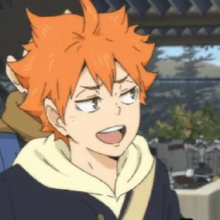 😏 emoji Haikyuu!! Telegram sticker 20 of 62
